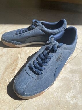 Puma Roma Dark Denim Mens Sneakers - US Size 11